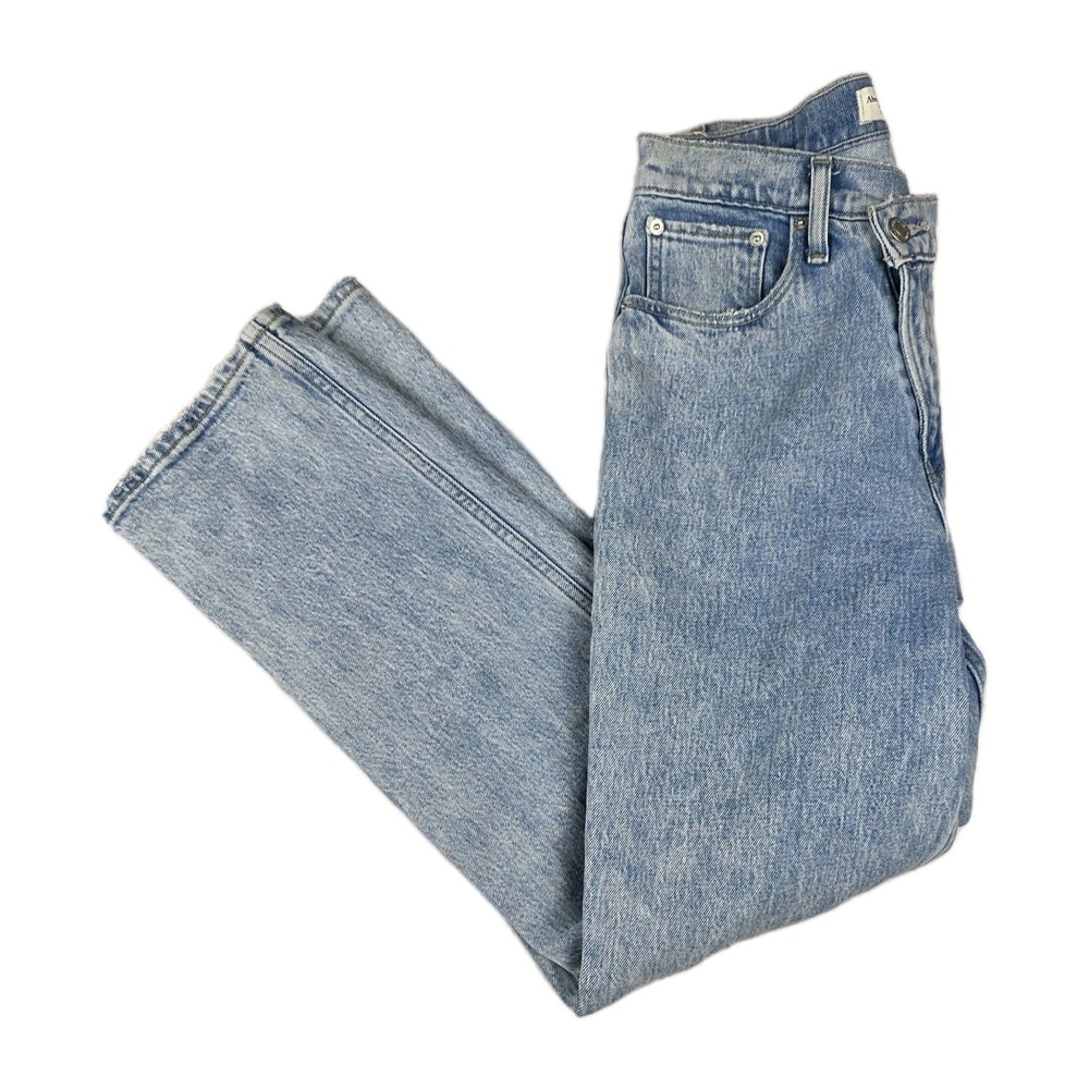 Abercrombie & Fitch Jeans Womens 4S The 90s Straight Ultra High‎ Rise Blue Denim